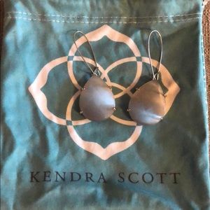 Silver Kendra Scott teardrop Earrings